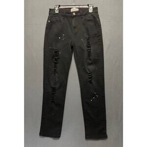 L&B Jeans distressed‎ women’s sz 10 edgy casual chic effortless